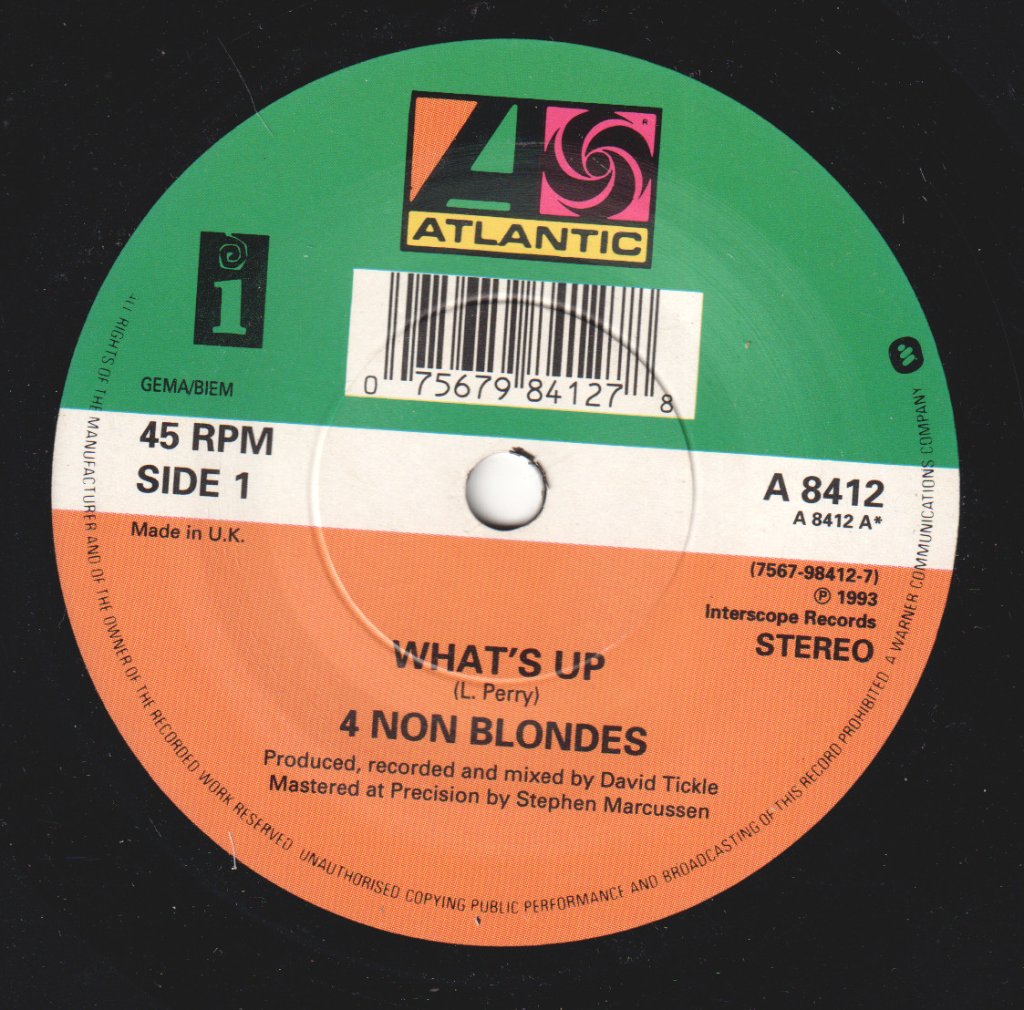 4 Non Blondes - What's Up - 7 Inch