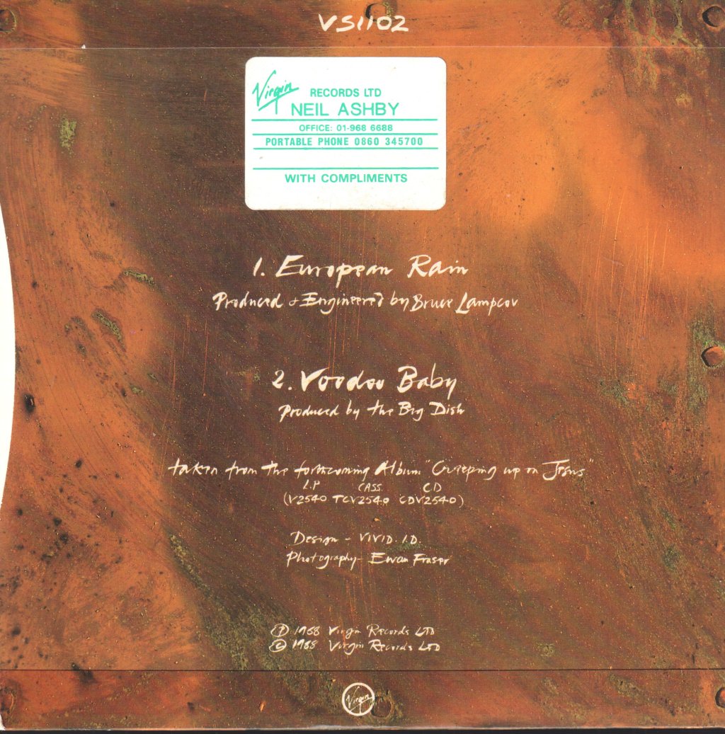 Big Dish - European Rain - 7 Inch