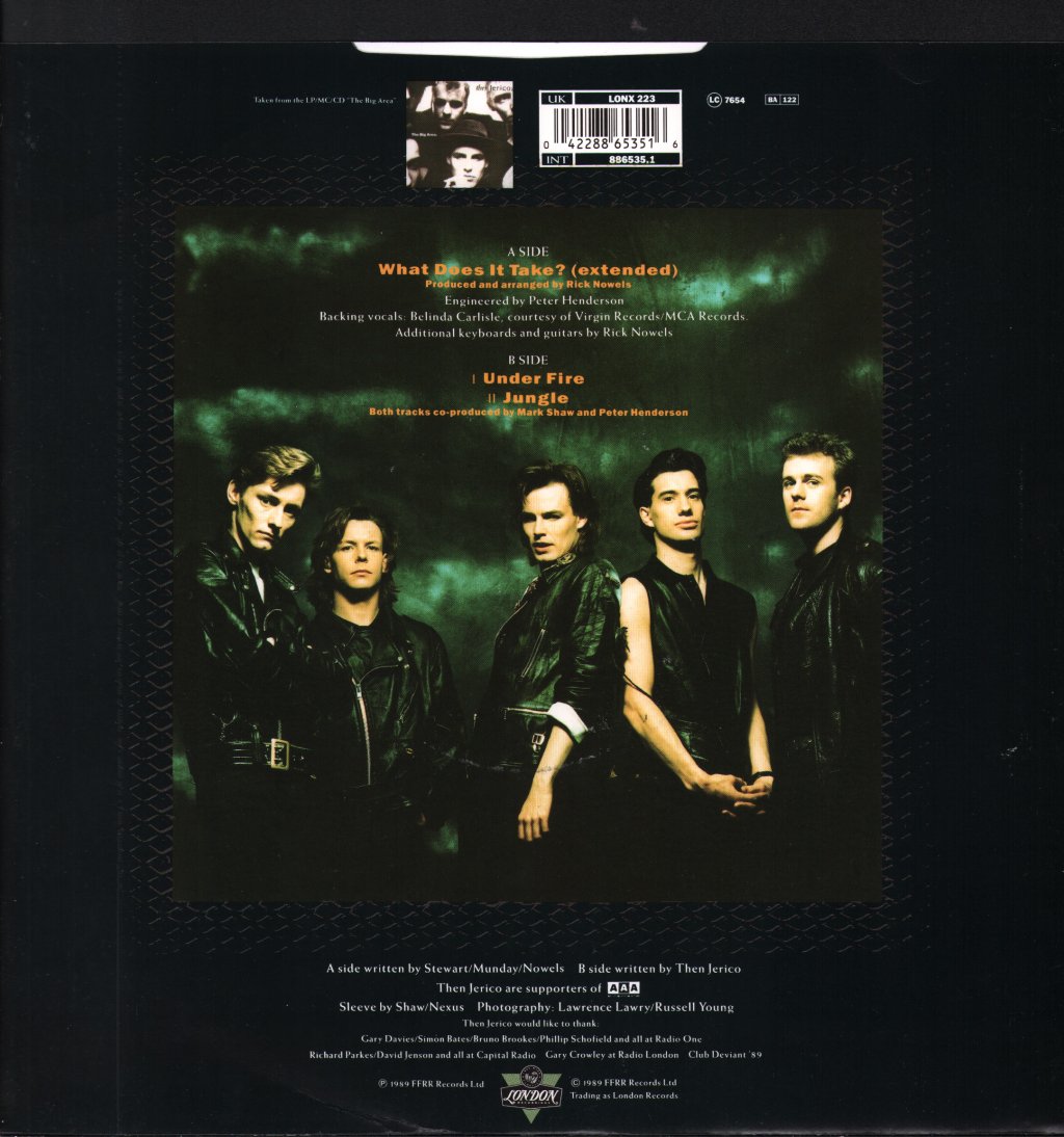 Then Jerico - What Does It Take - 12 Inch