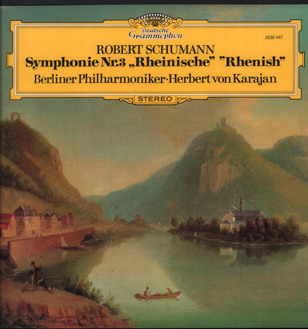 Herbert Von Karajan / Berliner Philharmoniker - Robert Schumann - Symphonie Nr.3 "Rheinische" "Rhenish" - Lp