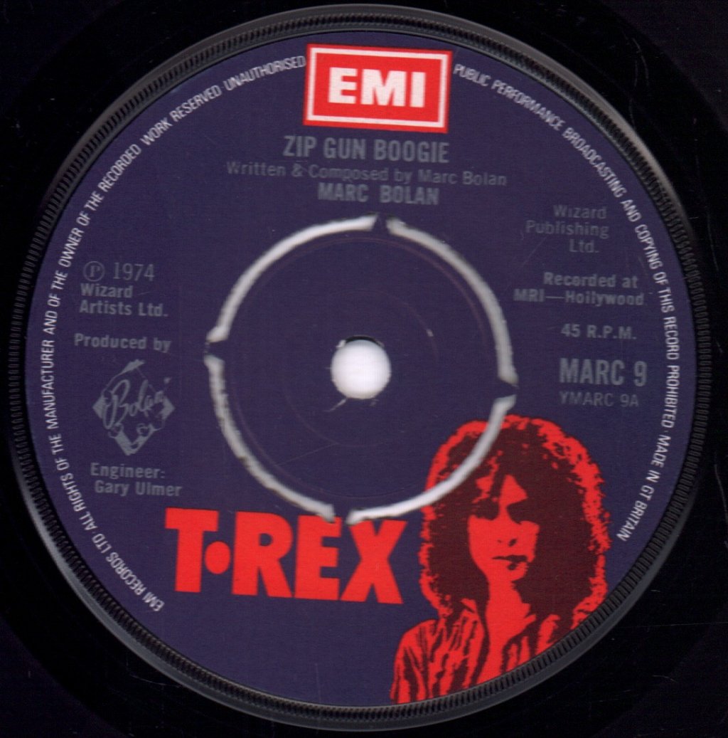 T Rex - Zip Gun Boogie - 7 Inch