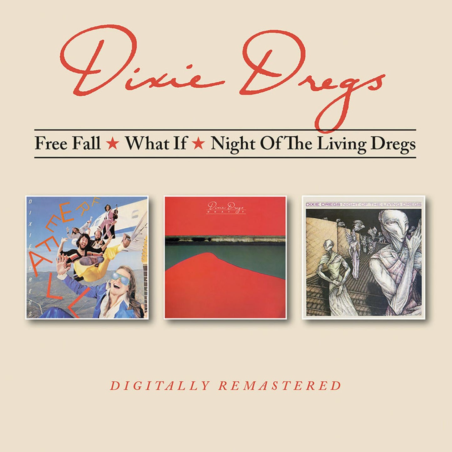 Dixie Dregs - Free Fall / What If / Night of the Living Dregs - Double Cd