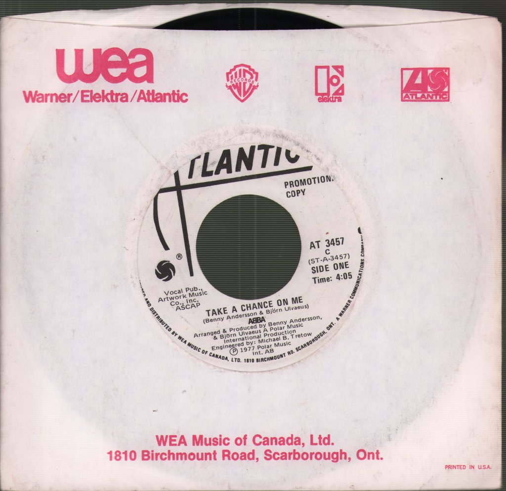 ABBA - Take A Chance On Me - 7 Inch