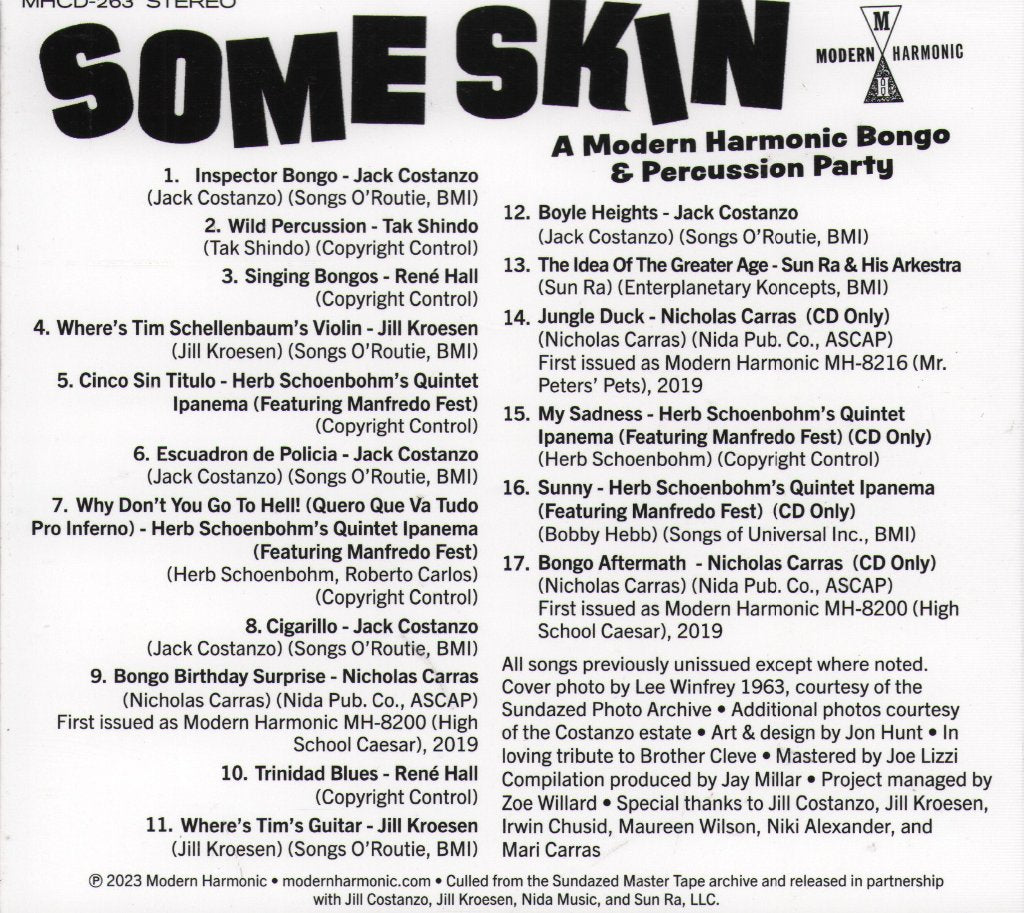 Various Artists - Some Skin: A Modern Harmonic Bongo & Percussion Party - Cd
