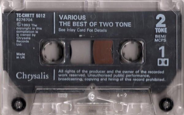 Various Artists - Best Of 2 Tone - Cassette