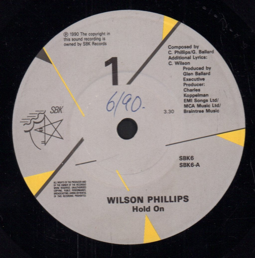 Wilson Phillips - Hold On - 7 Inch