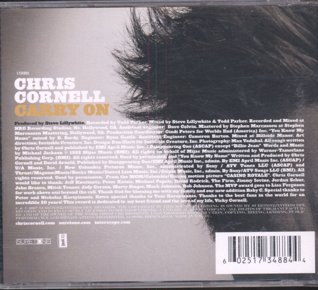 Chris Cornell - Carry On - Cd