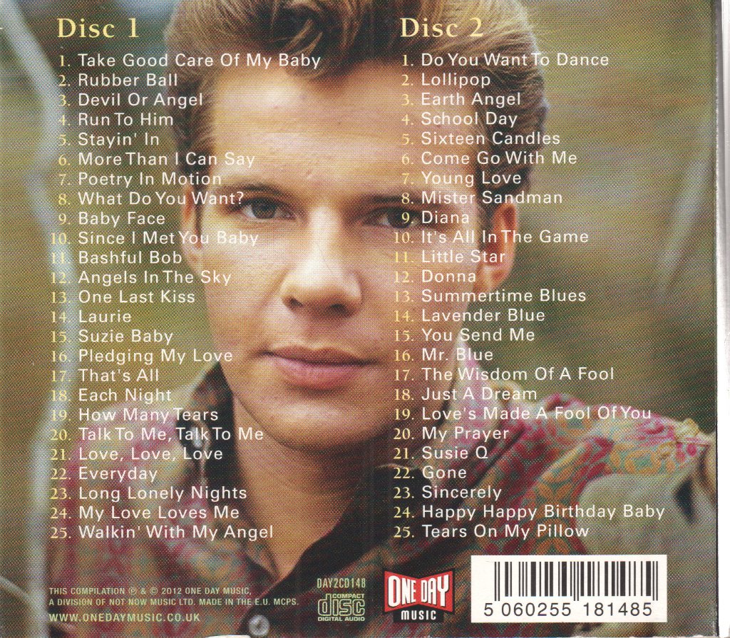 Bobby Vee - Very Best Of Bobby Vee - Double Cd