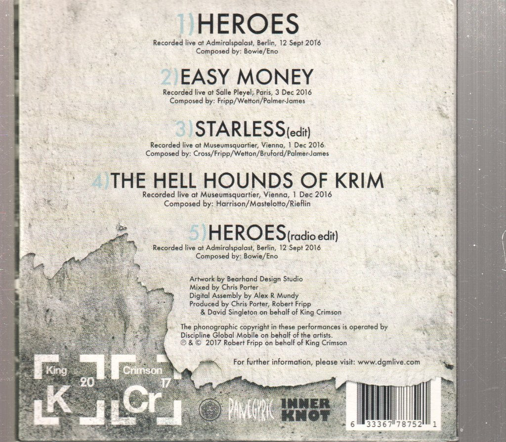 King Crimson - Heroes - Cd