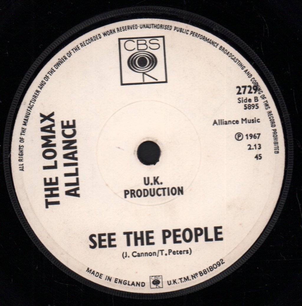 Lomax Alliance - Try As You May - 7 Inch