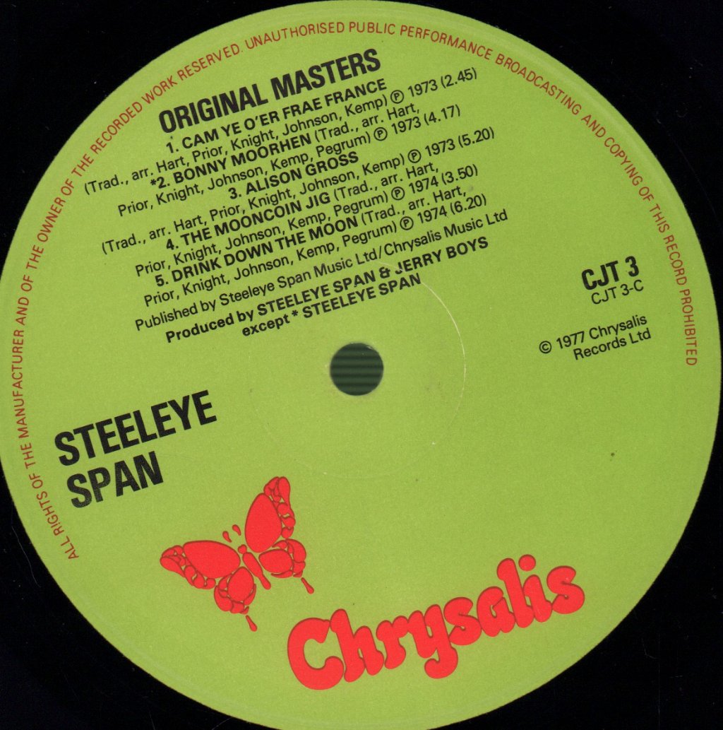 Steeleye Span - Original Masters - Double Lp