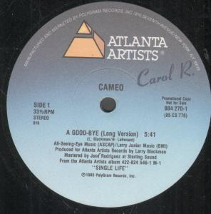 Cameo (Funk Group) - A Goodbye - 12 Inch