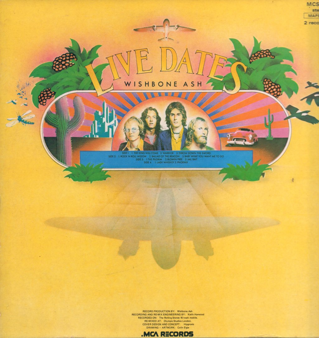 Wishbone Ash - Live Dates - Double Lp