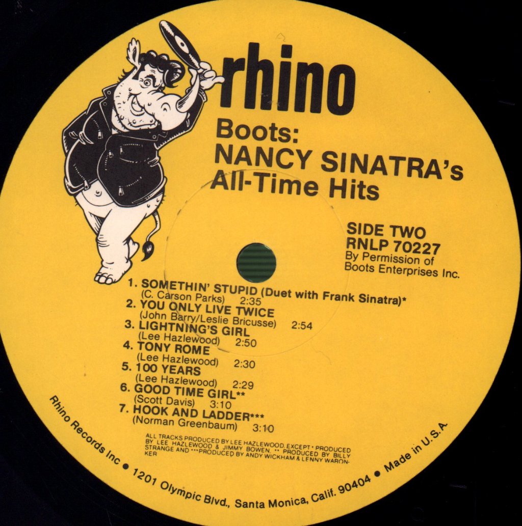 Nancy Sinatra - Boots (All Time Hits) - Lp