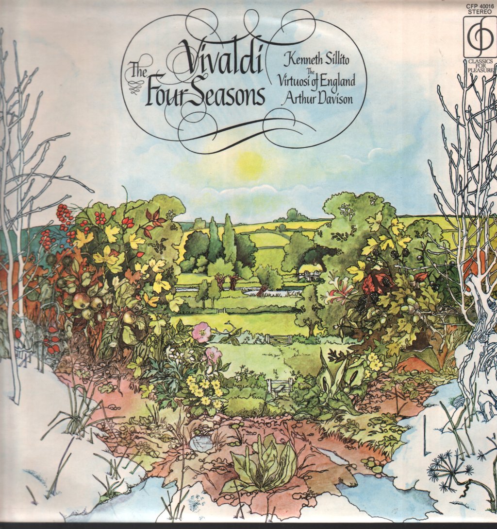 Kenneth Sillito / Virtuosi Of England / Arthur Davison - Vivaldi - Four Seasons - Lp