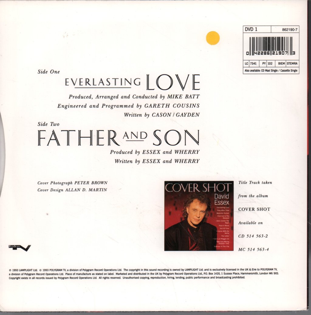 David Essex - Everlasting Love - 7 Inch