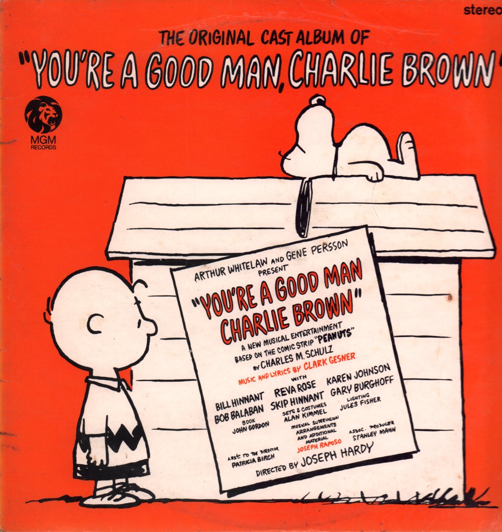 Various Artists - Original Cast Album Of "You're A Good Man Charlie Brown" - Lp