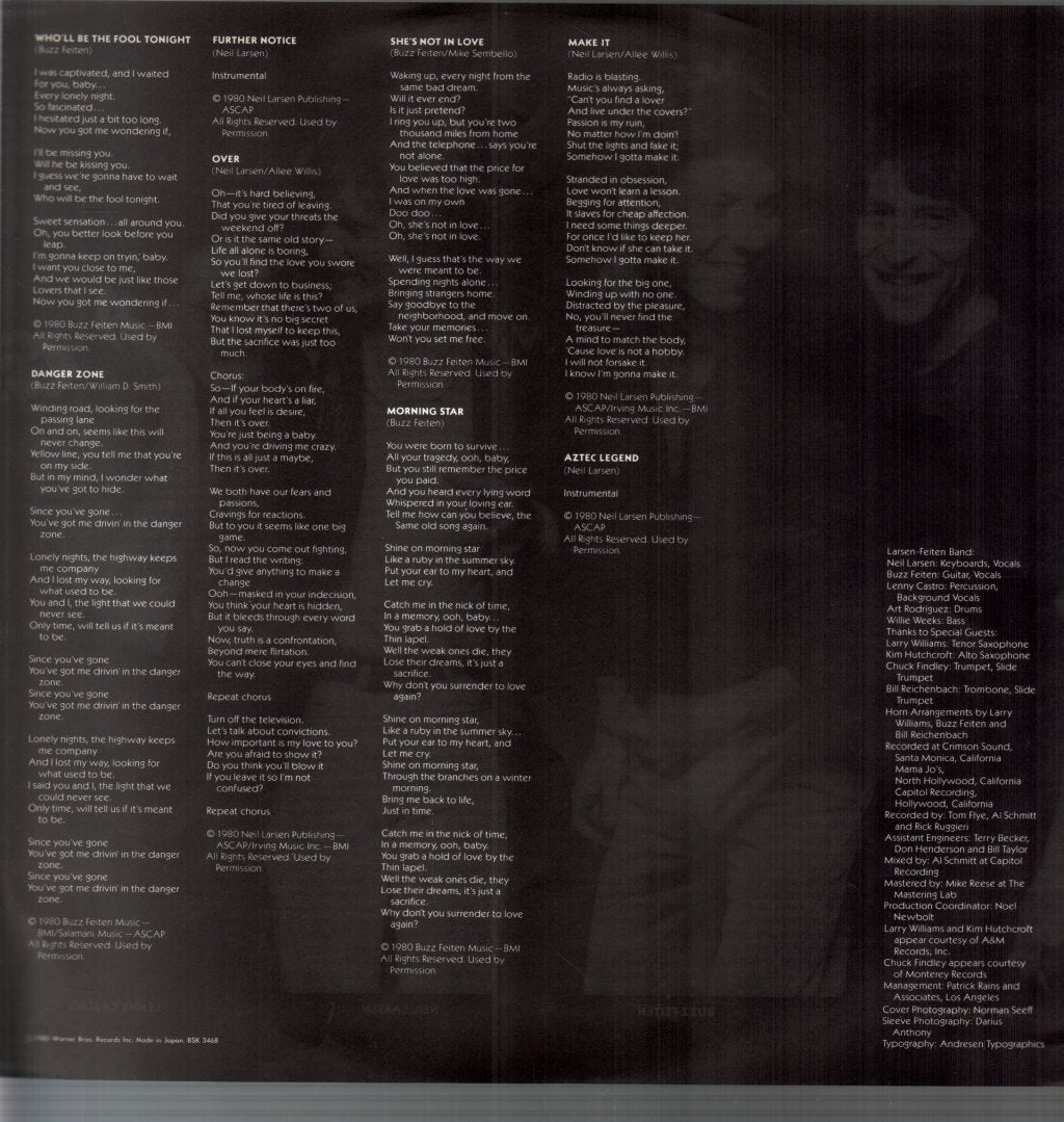 Larsen-Feiten Band - Larsen-Feiten Band - Lp