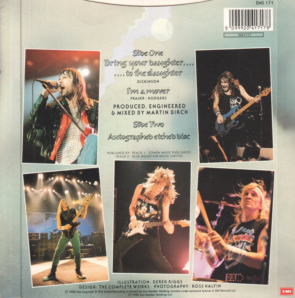 Iron Maiden - Bring Your Daughter To The Slaughter - 7 Inch