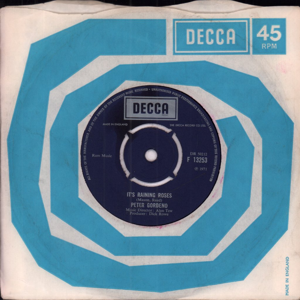 Peter Gordeno - Love Waits For No-One - 7 Inch