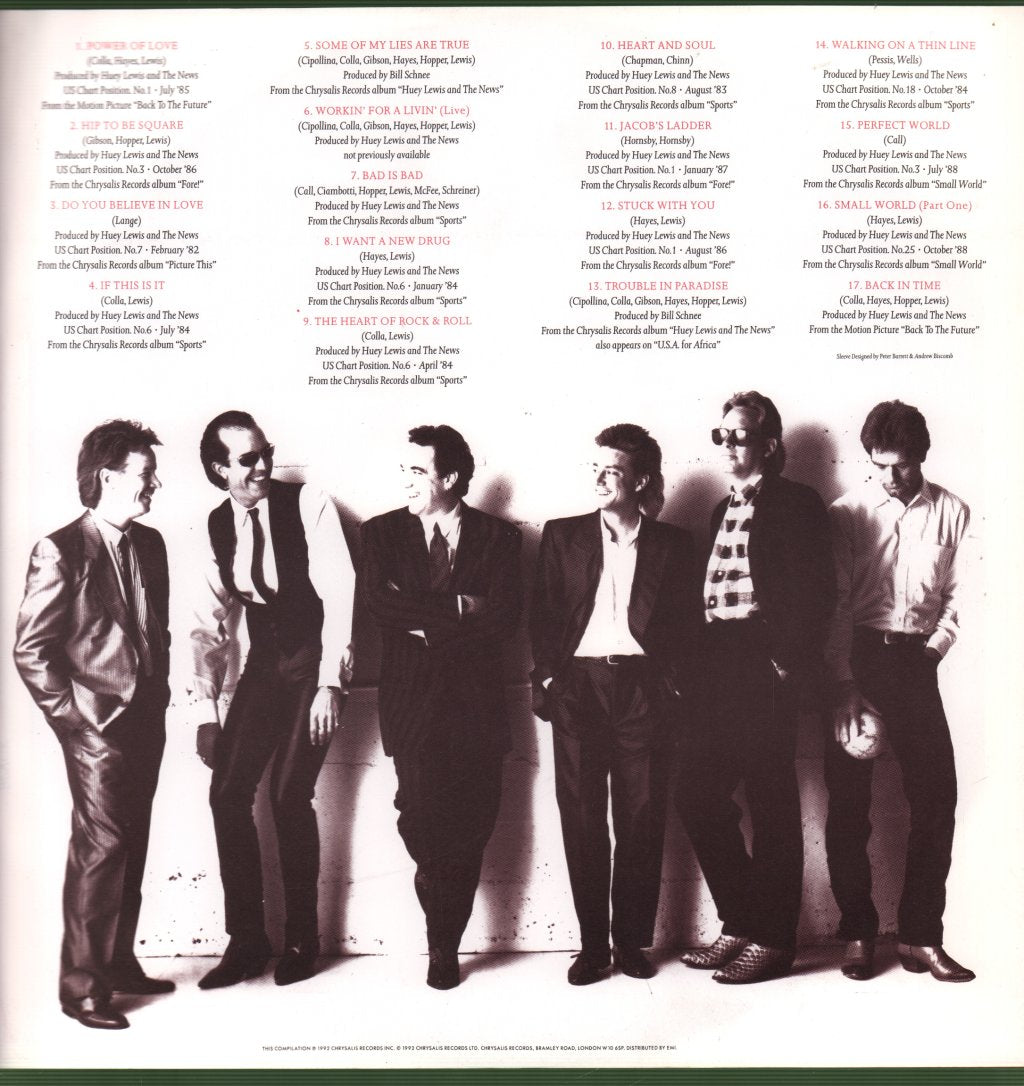 Huey Lewis & The News - Heart Of Rock & Roll (Best Of) - Lp