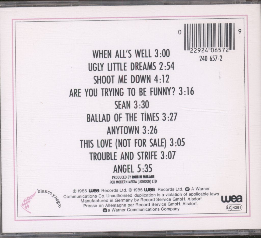 Everything But The Girl - Love Not Money - Cd