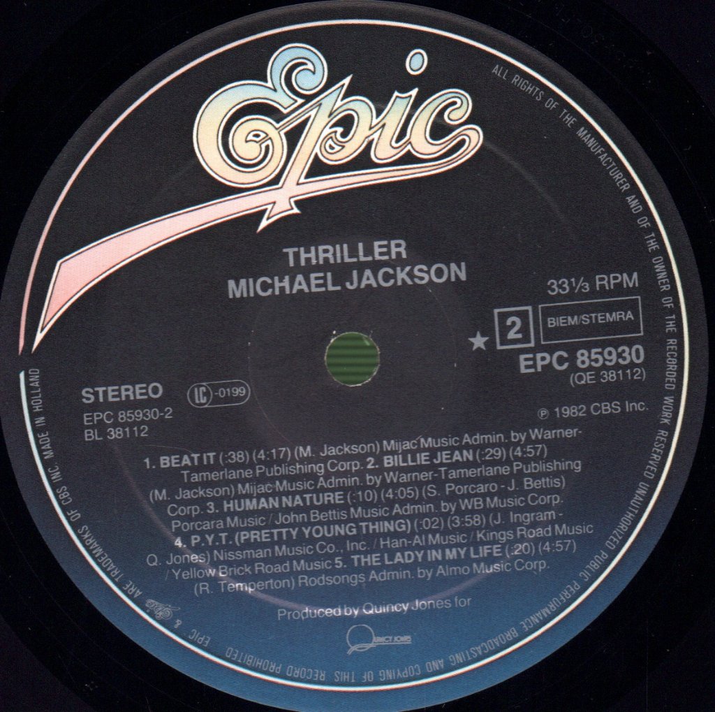 Michael Jackson - Thriller - Lp