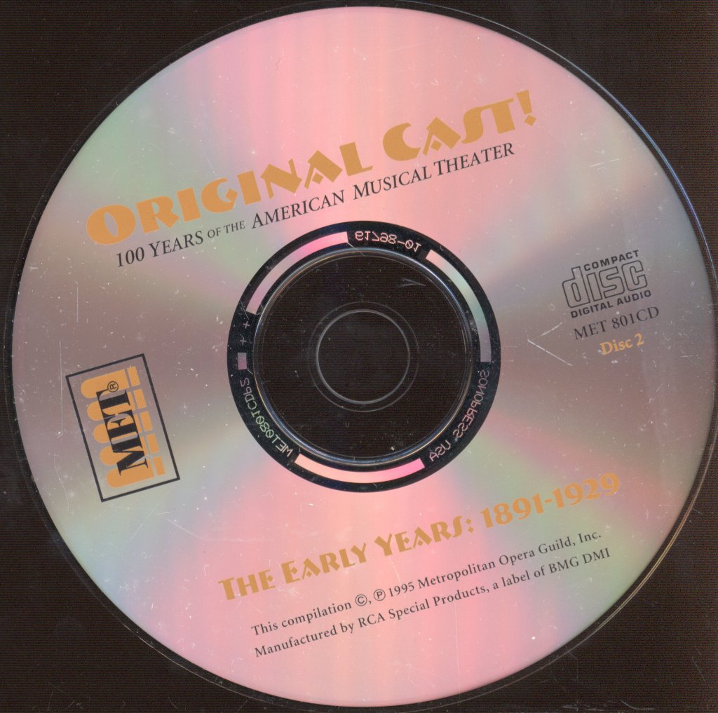 Various Artists - Original Cast The Early Years: 1891-1929 - Double Cd