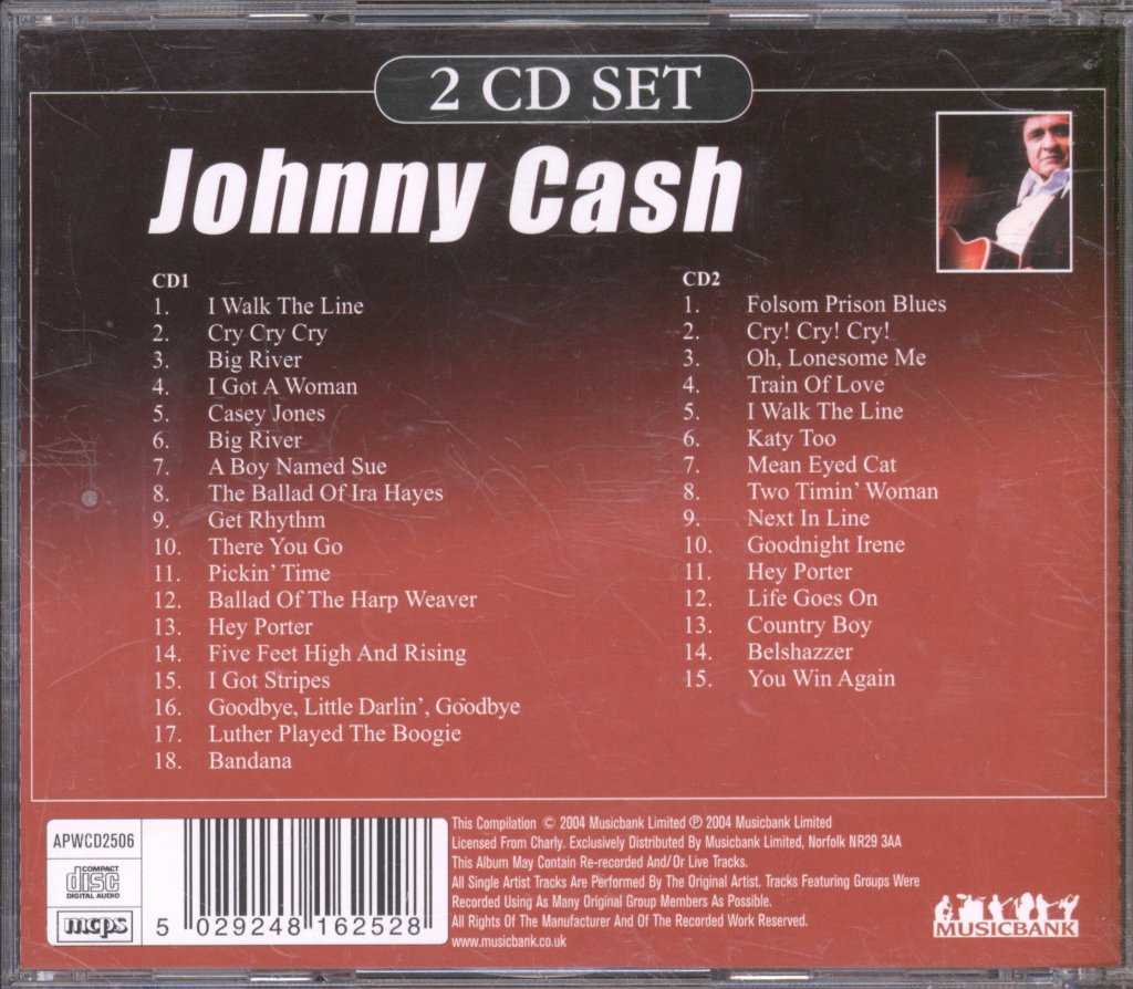 Johnny Cash - A Boy Named Johnny - Double Cd