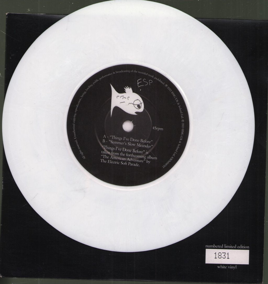 Electric Soft Parade - Things I've Done Before - 7 Inch
