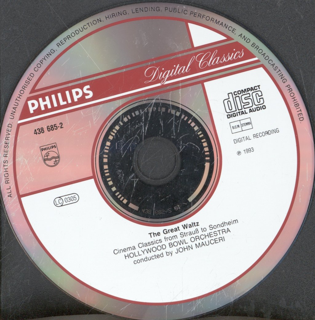 Hollywood Bowl Orchestra, John Mauceri - Great Waltz - Cd