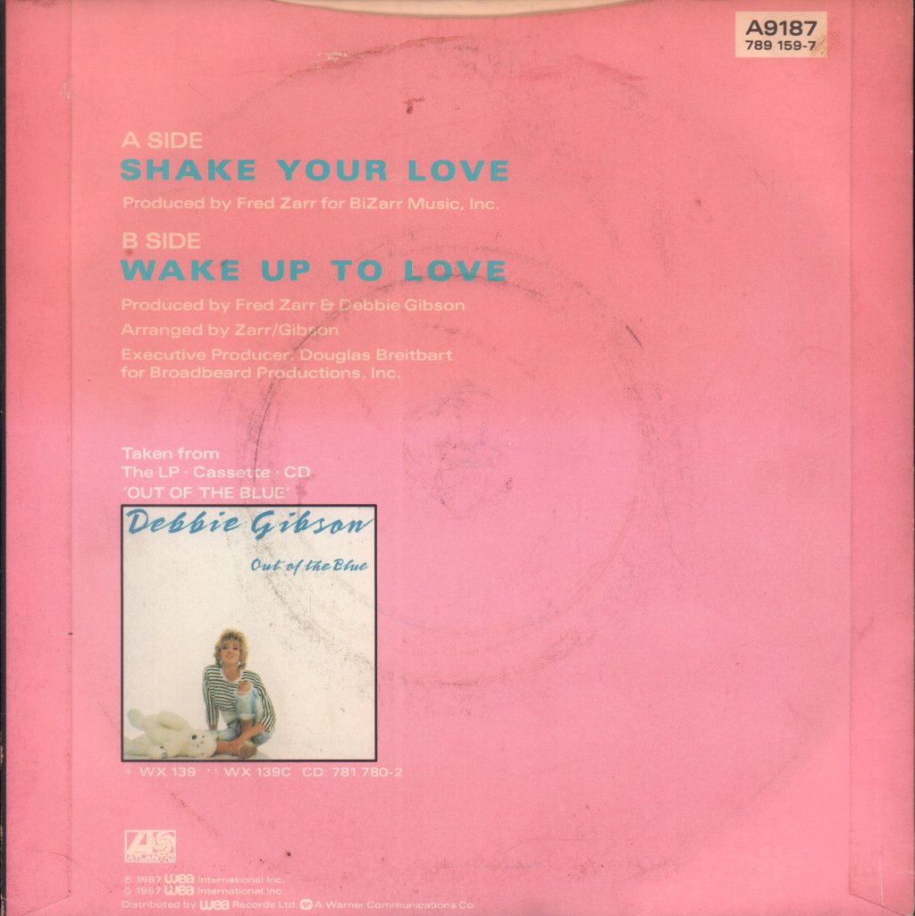 Debbie Gibson - Shake Your Love - 7 Inch