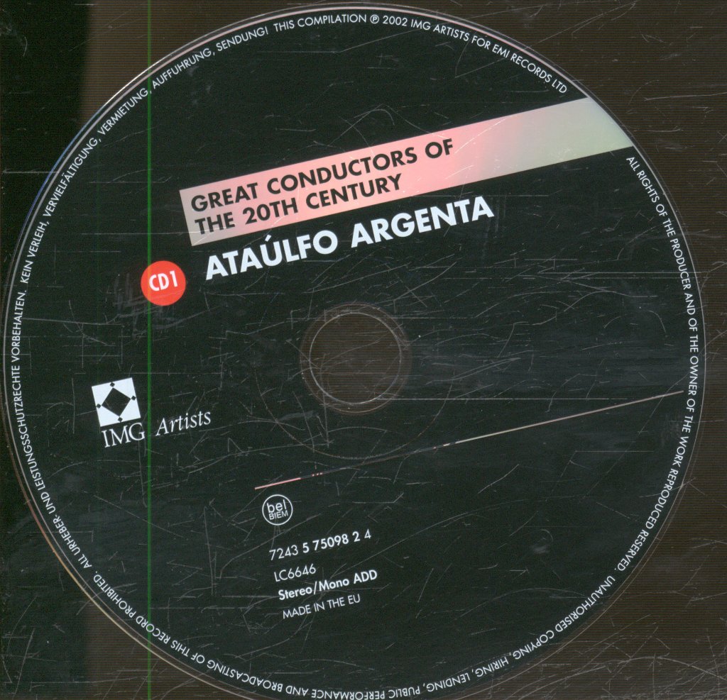 Ataúlfo Argenta - Liszt, Ravel, Schubert, Falla - Double Cd