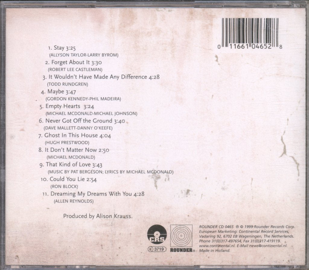 Alison Krauss - Forget About It - Cd