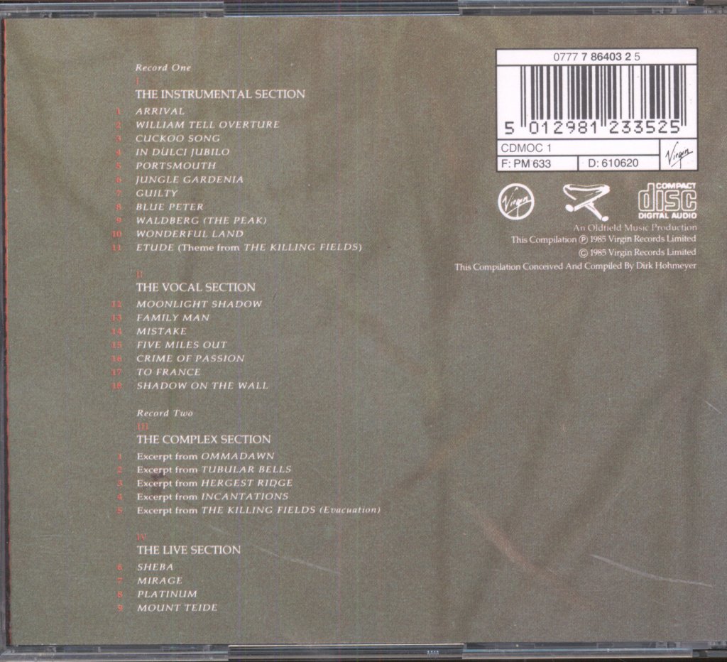 Mike Oldfield - Complete Mike Oldfield - Double Cd