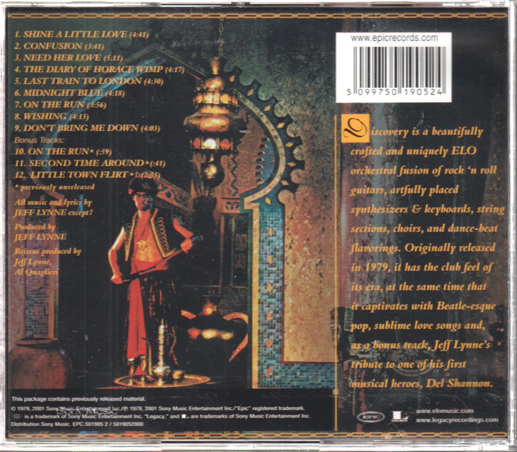 Electric Light Orchestra - Discovery - Cd