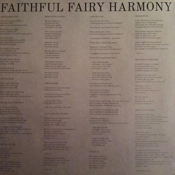 Josephine Foster - Faithful Fairy Harmony - Double Lp