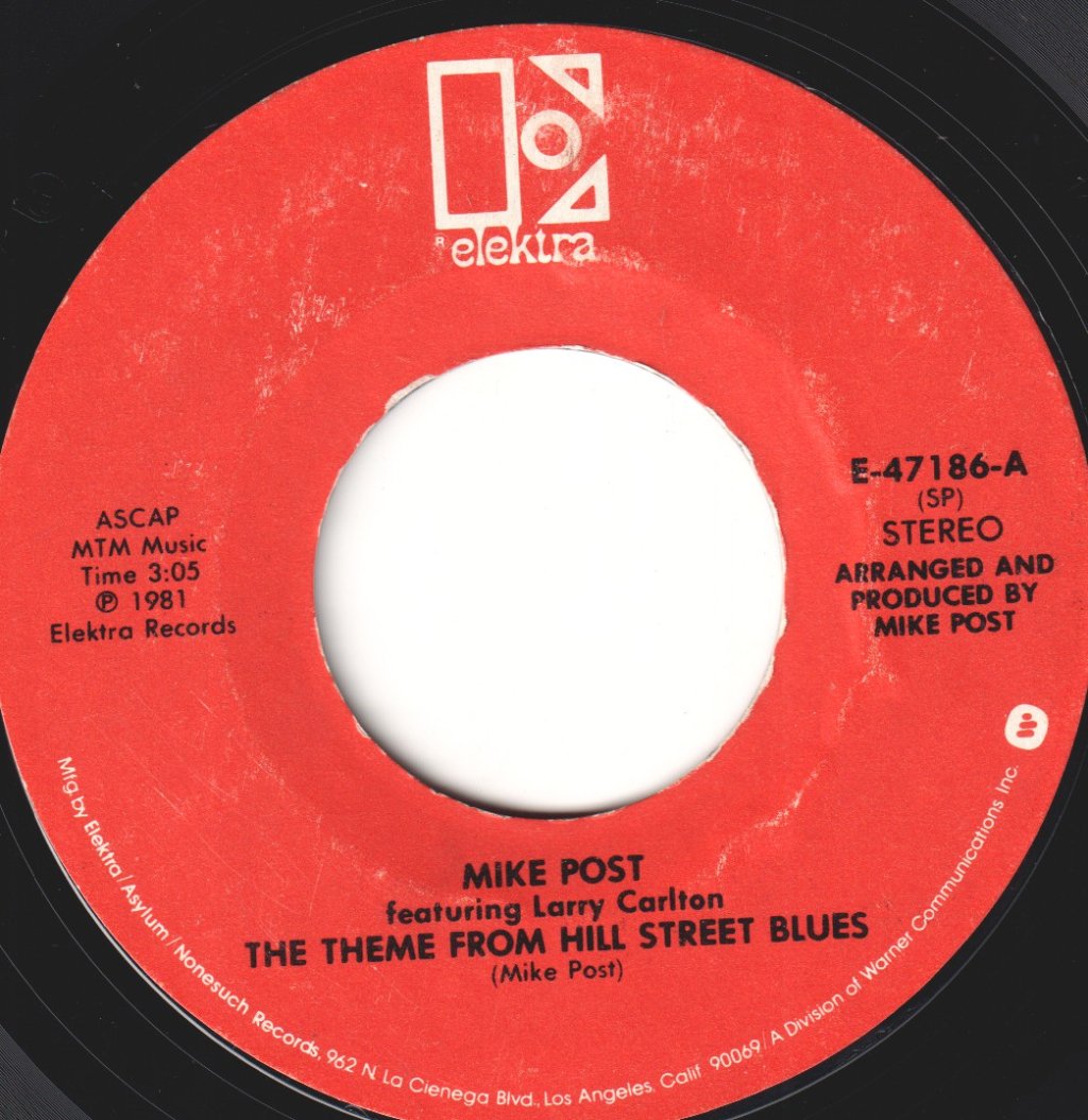 Mike Post - Theme From Hill Street Blues - 7 Inch