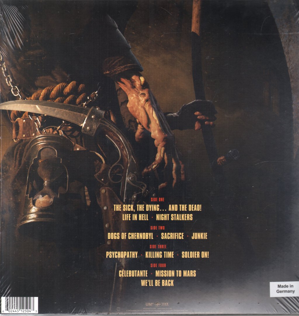 Megadeth - Sick, The Dying And The Dead - Double Lp