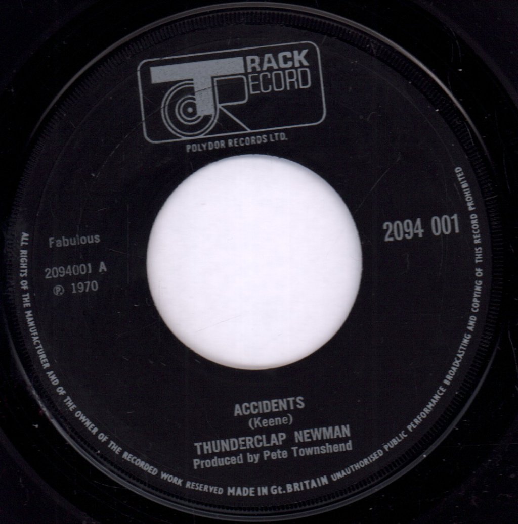 Thunderclap Newman - Accidents - 7 Inch