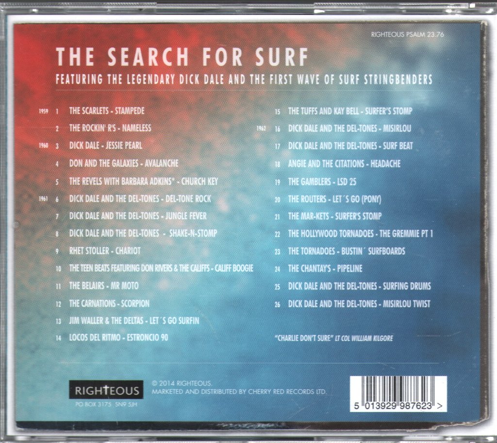 Various Artists - Search For Surf - Cd