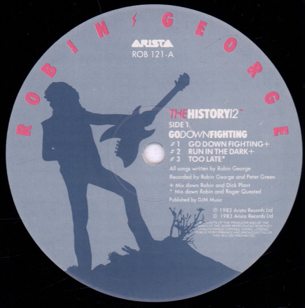 Robin George - Go Down Fighting - 12 Inch