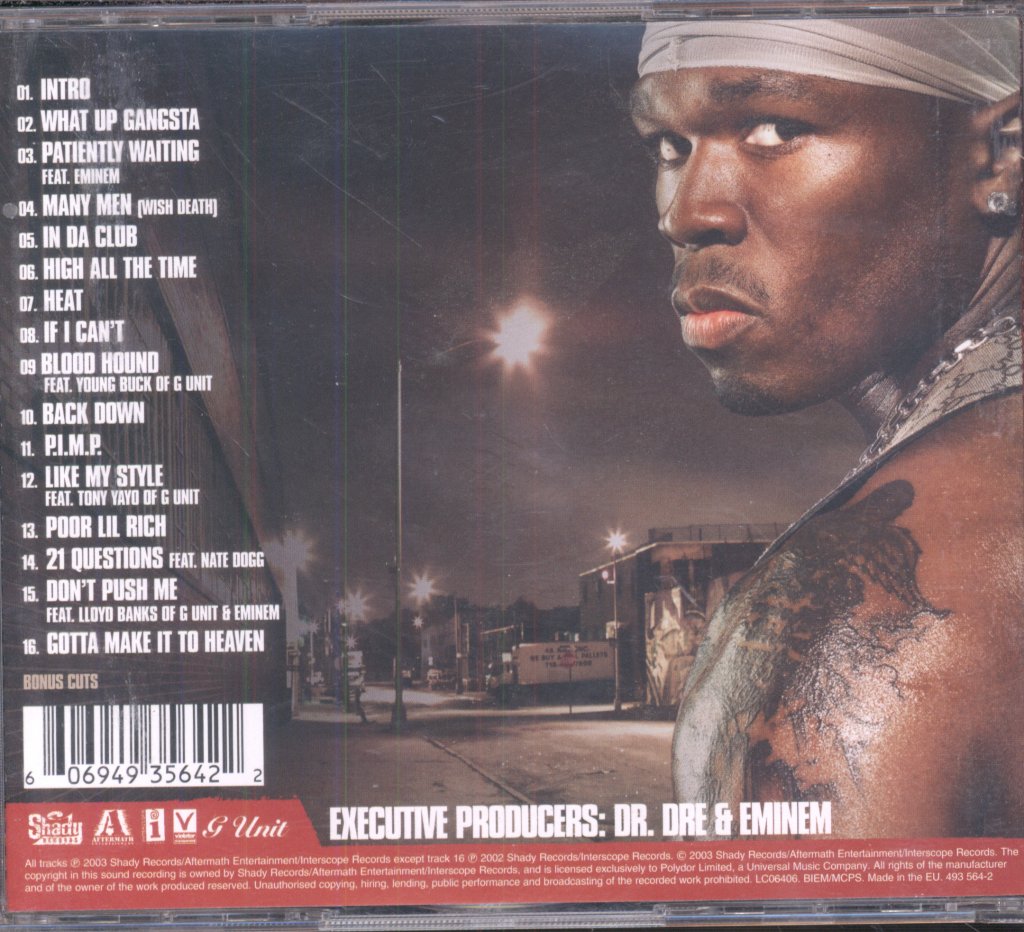 50 Cent - Get Rich Or Die Tryin' - Cd
