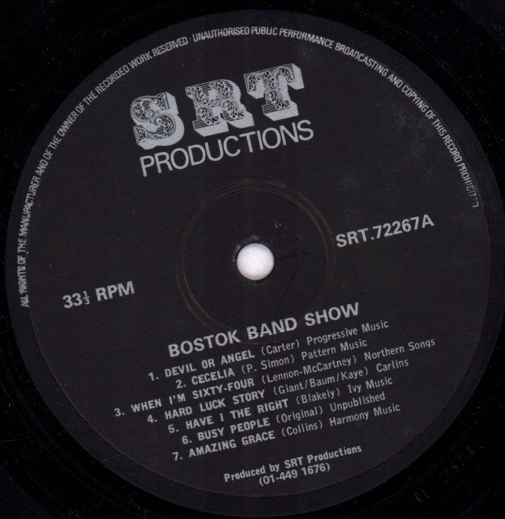 Bostok Band Show - Bostok Band Show - Lp