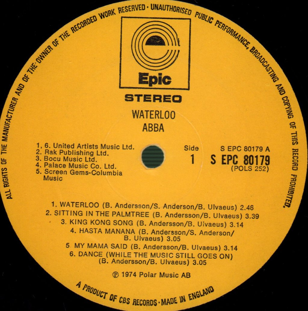 ABBA - Waterloo - Lp