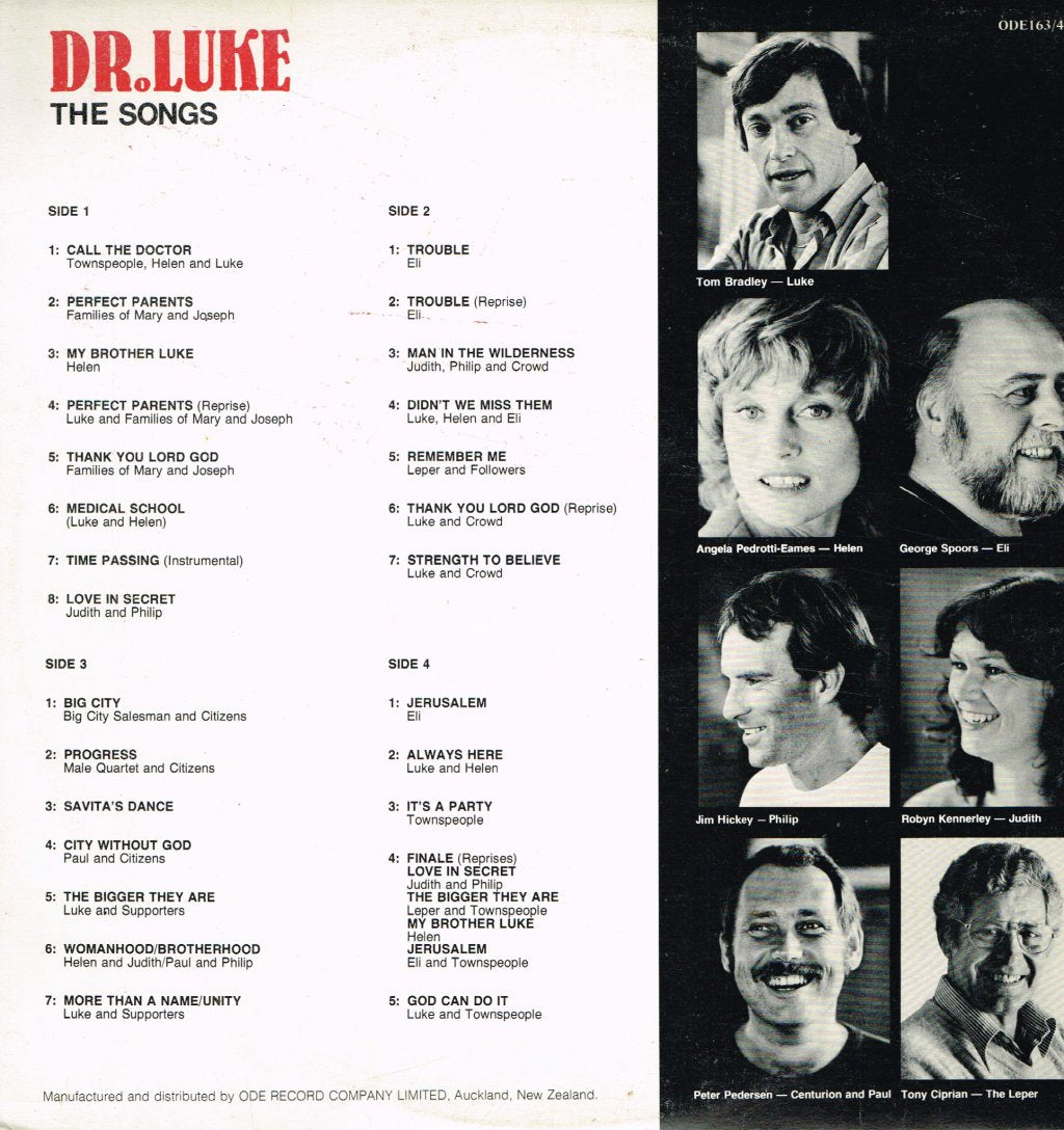 Dr Luke - Music And Songs From The Original Stage Production - Double Lp