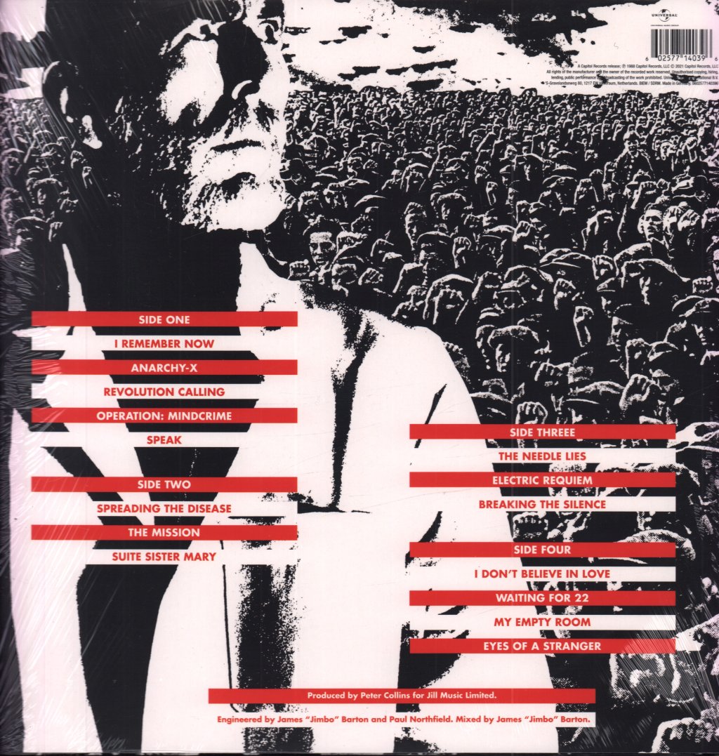 Queensrÿche - Operation: Mindcrime - Double Lp
