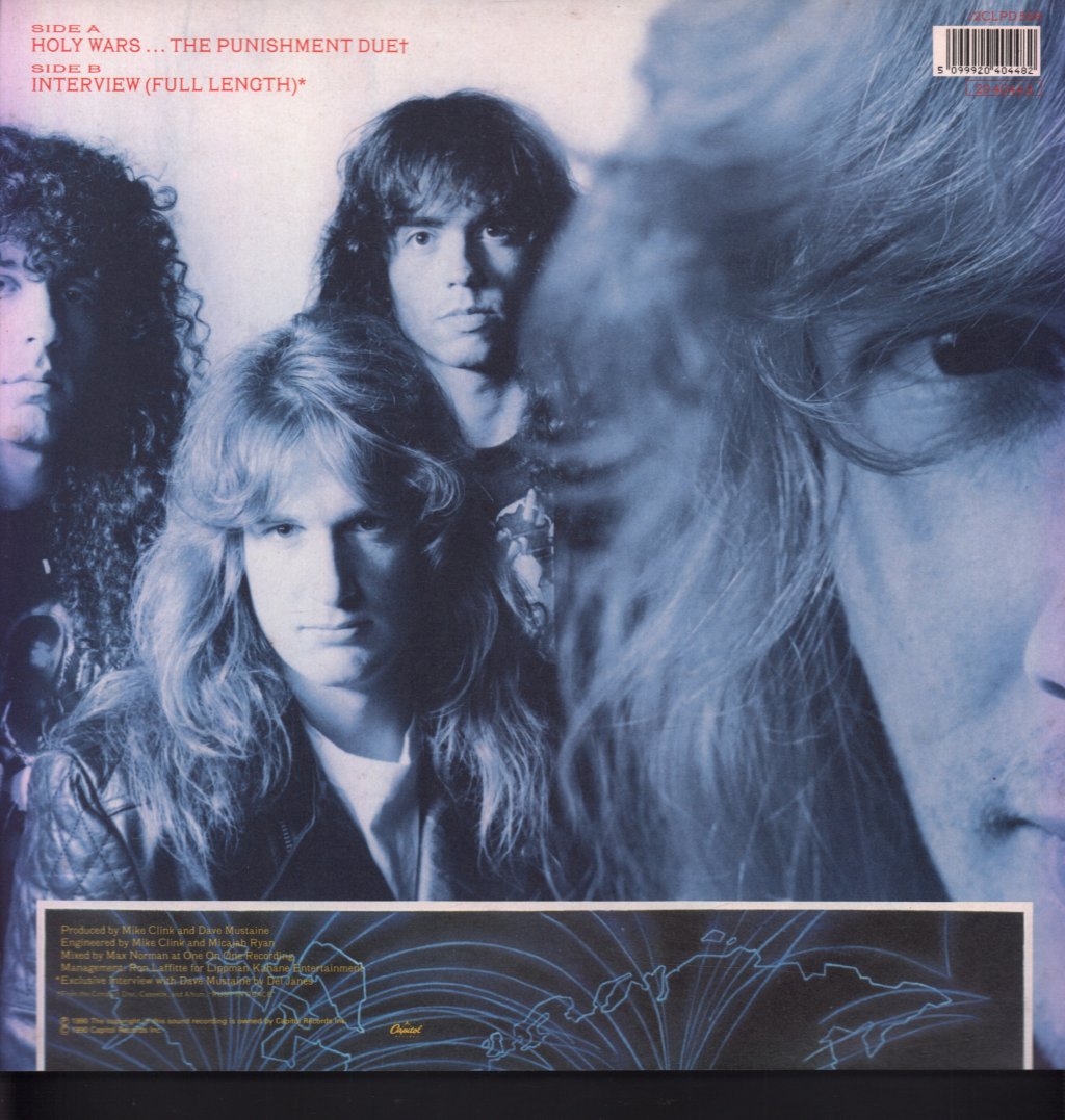 Megadeth - Holy Wars - 12 Inch