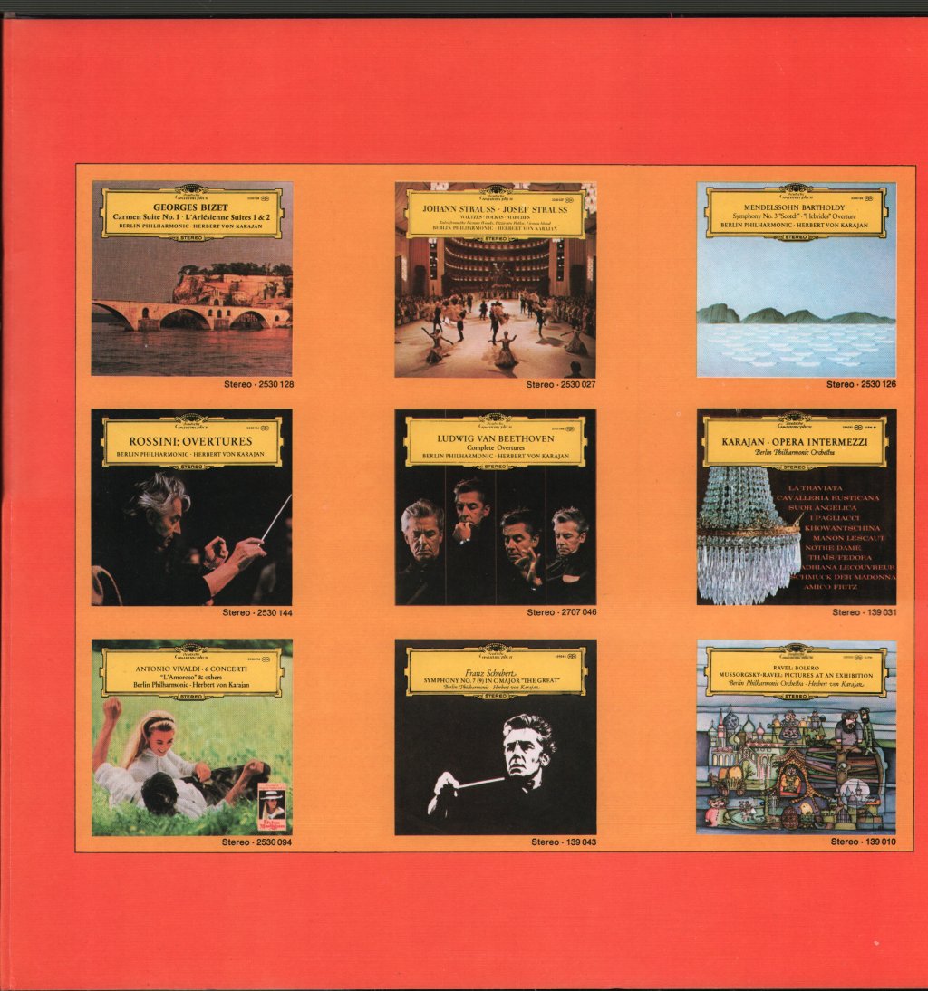 Herbert Von Karajan / Berlin Philharmonic Orchestra - Herbert Von Karajan Conducting The Berlin Philharmonic Orchestra - Double Lp