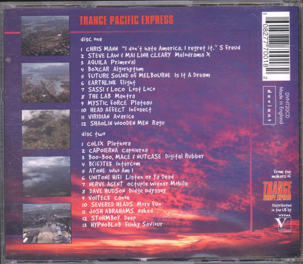 Various Artists - Trance Pacific Express - Double Cd
